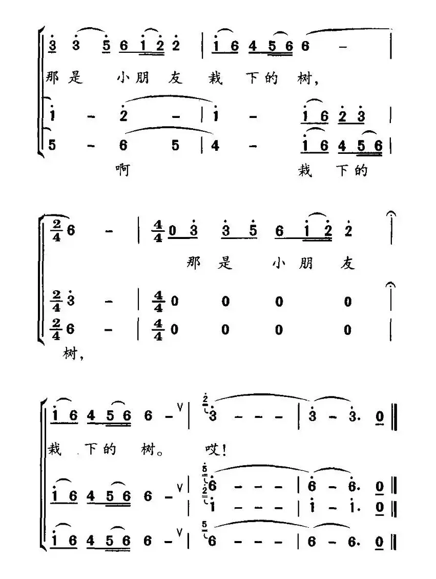 小鸟与梅花鹿（张树礼词 邓玉华、合唱）