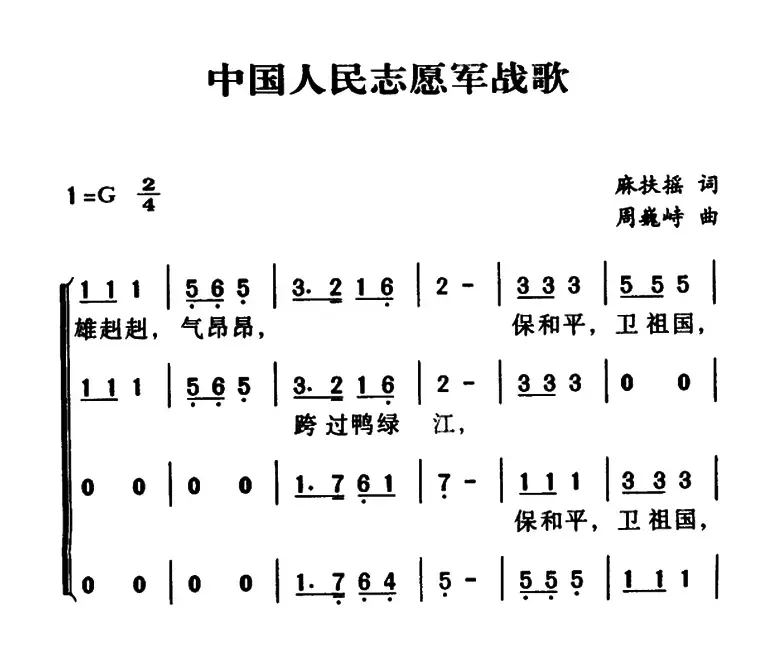 军歌金曲：中国人民志愿军战歌