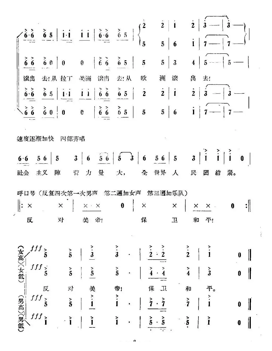 中国人民反美大示威