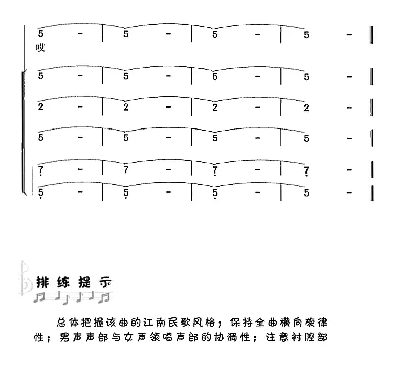 采茶舞曲（周大风词 周大风曲 冯晓阳编合唱）