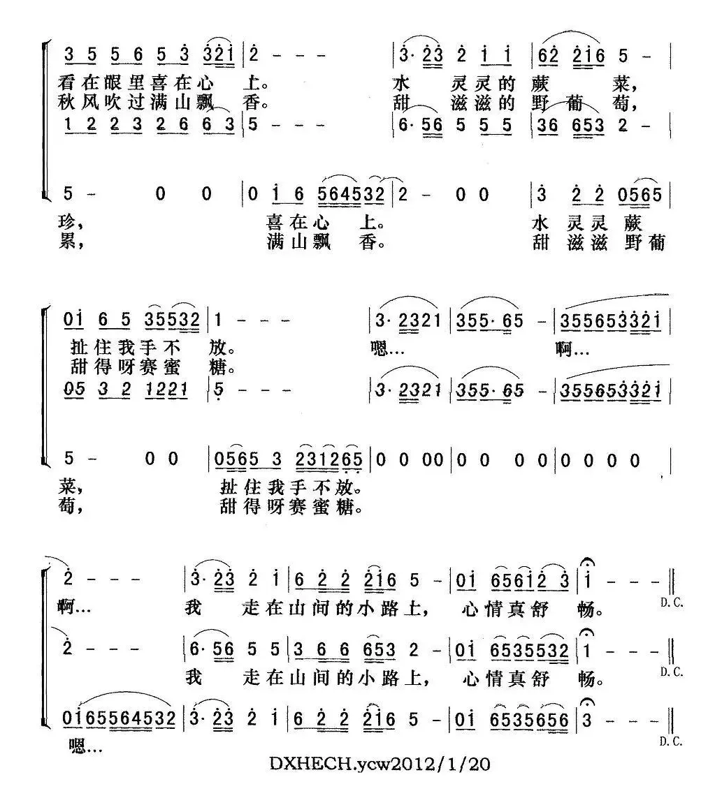 山间的小路