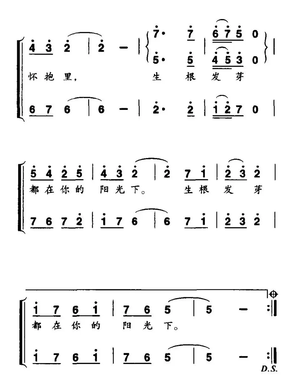 我的祖国我的家（孙新凯词 邢炜曲、独唱+伴唱）