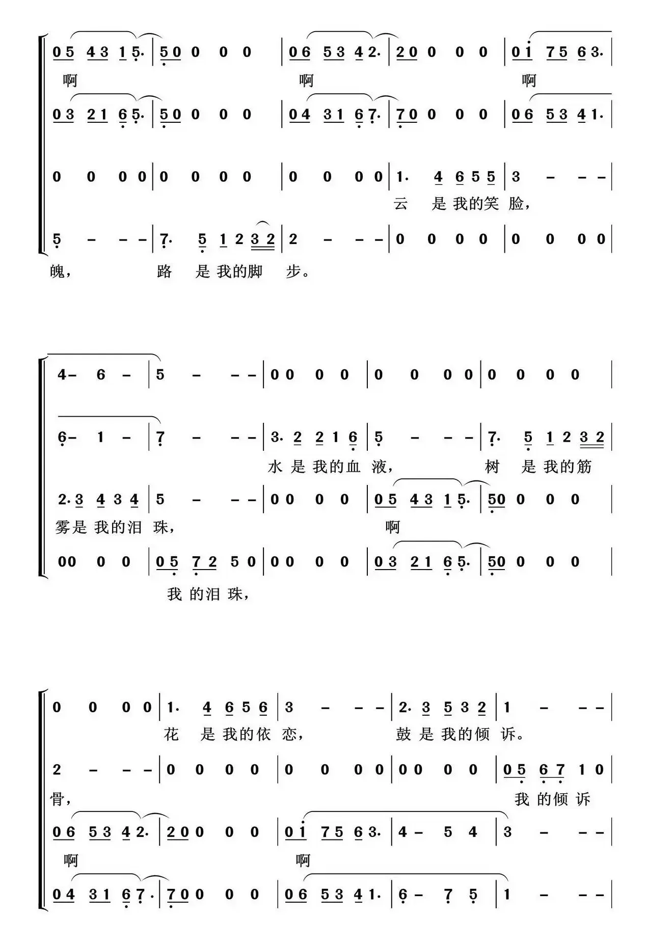 白云深处（陈国权编合唱）