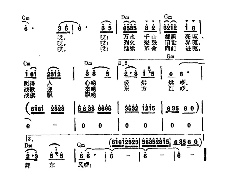 井冈山上太阳红