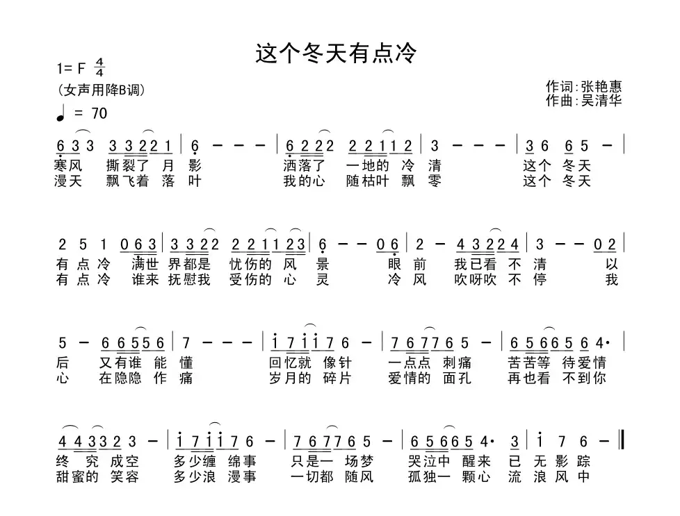 这个冬天有点冷