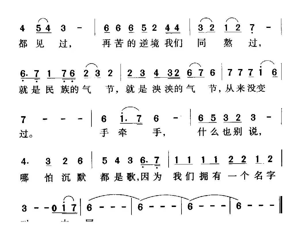 我们拥有一个名字叫——中国