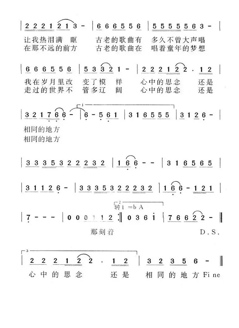 回家（刘虞瑞词 陈大力曲）