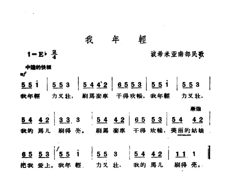 [捷]我年轻