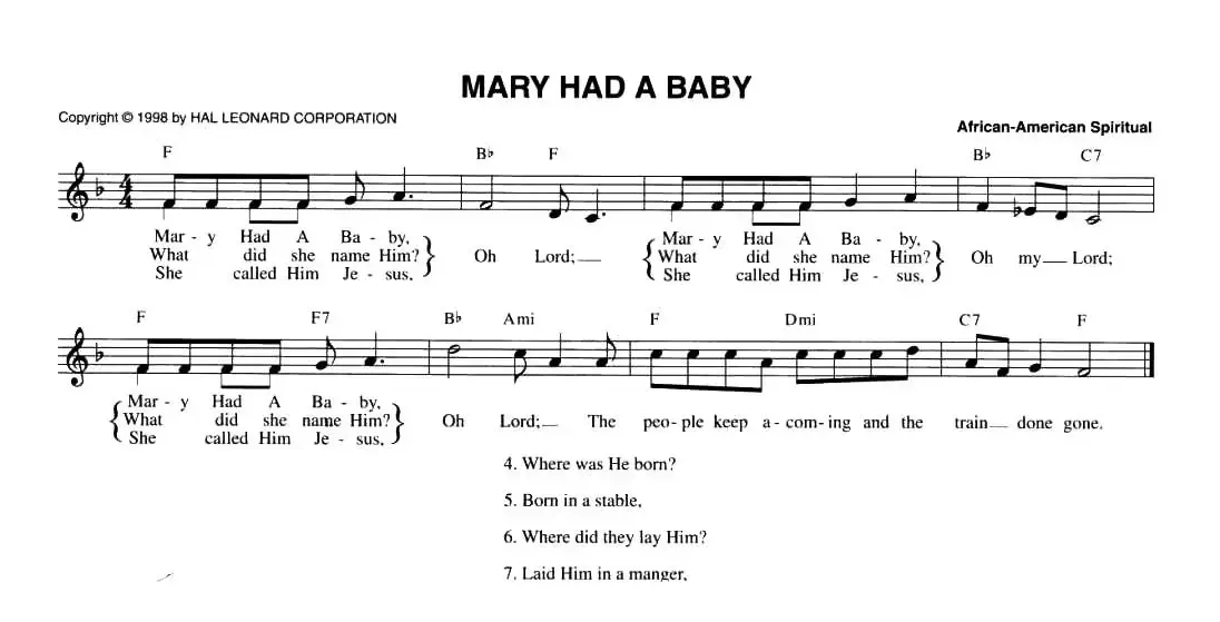 MARY HAD BABY