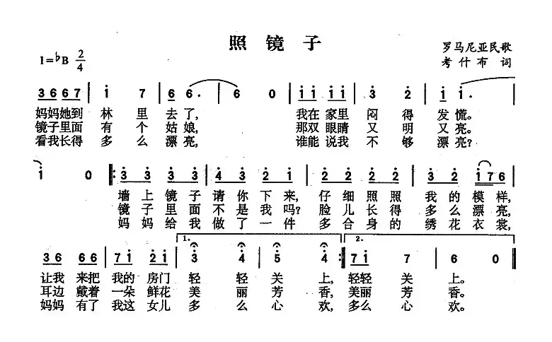 [罗] 照镜子