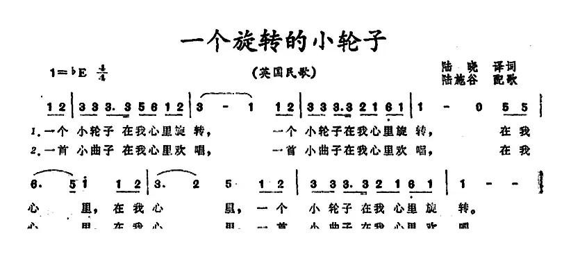 [英]一个旋转的小轮子 