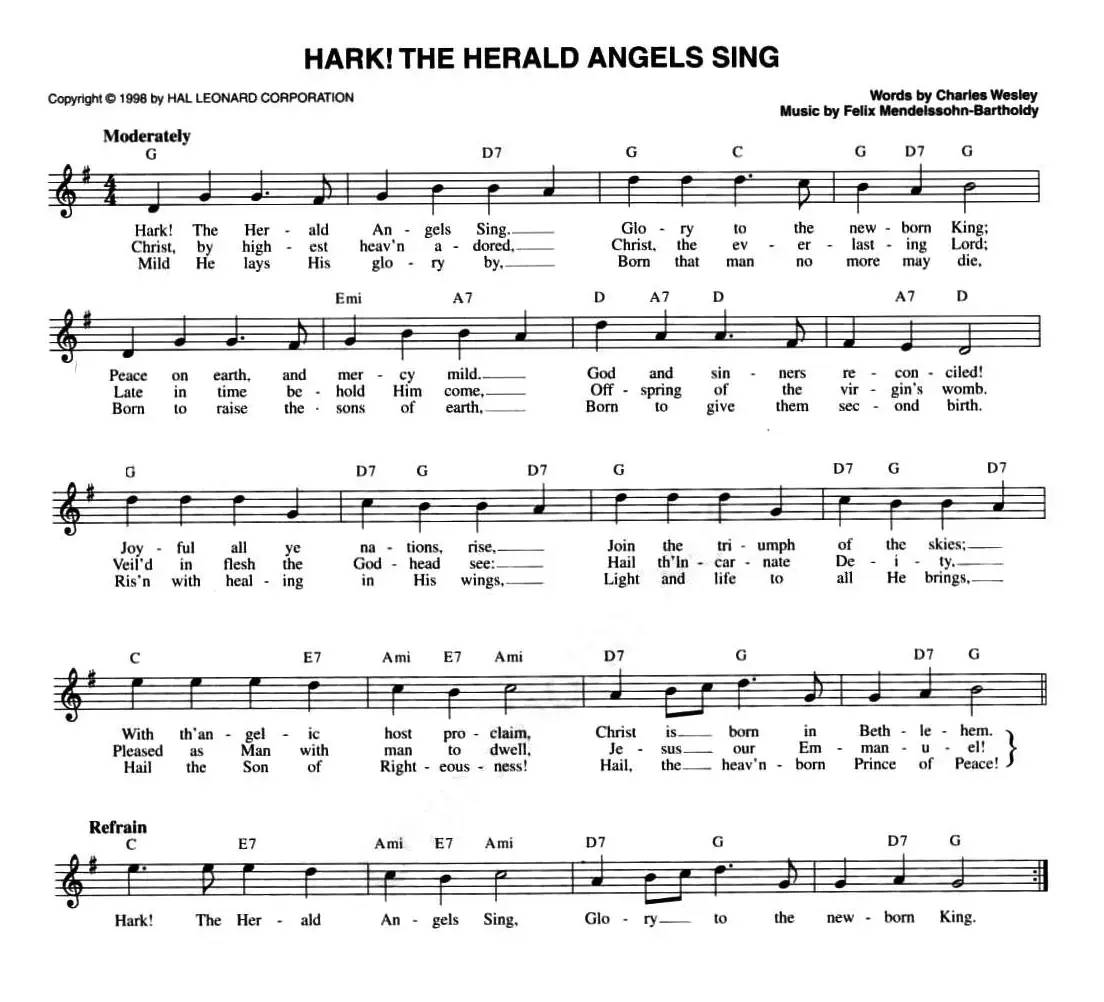 HARK! THE HERALD ANGELS SING