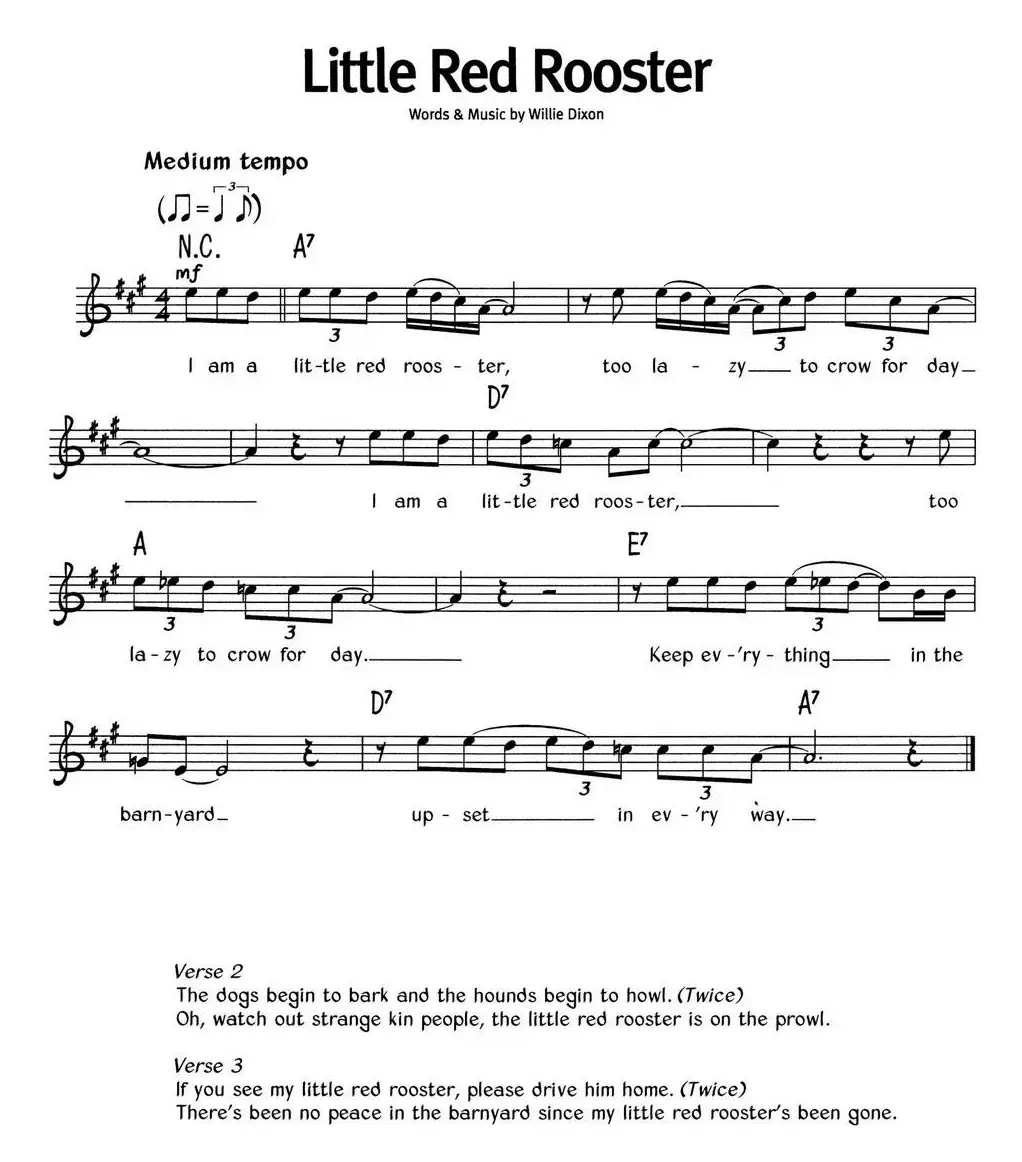 蓝调音乐：Little Red Rooster