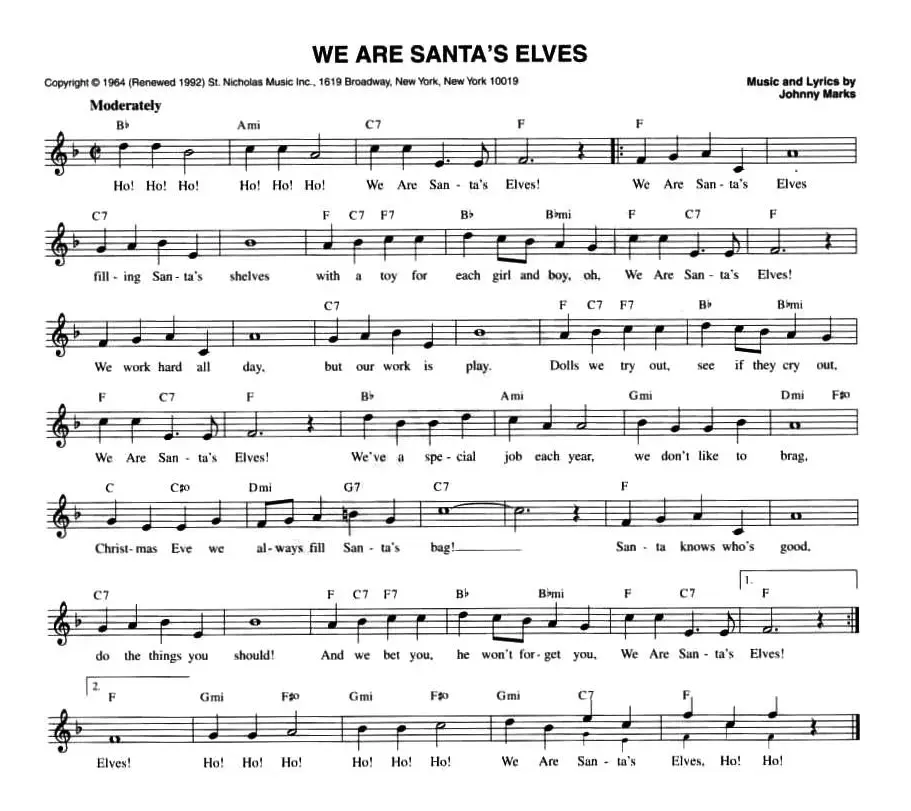 WE ARE SANTA'S ELVES