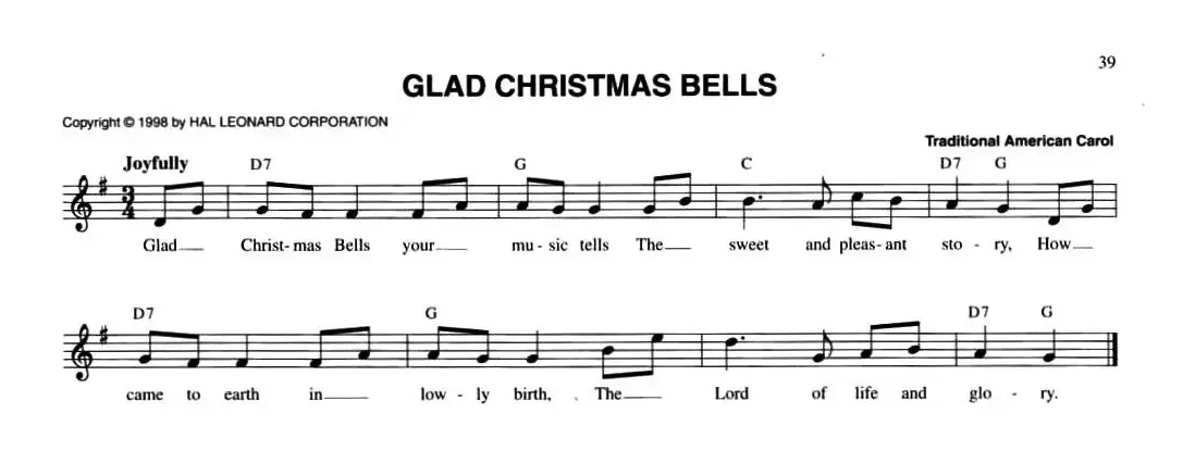 GLAD CHRISTMAS BELLS