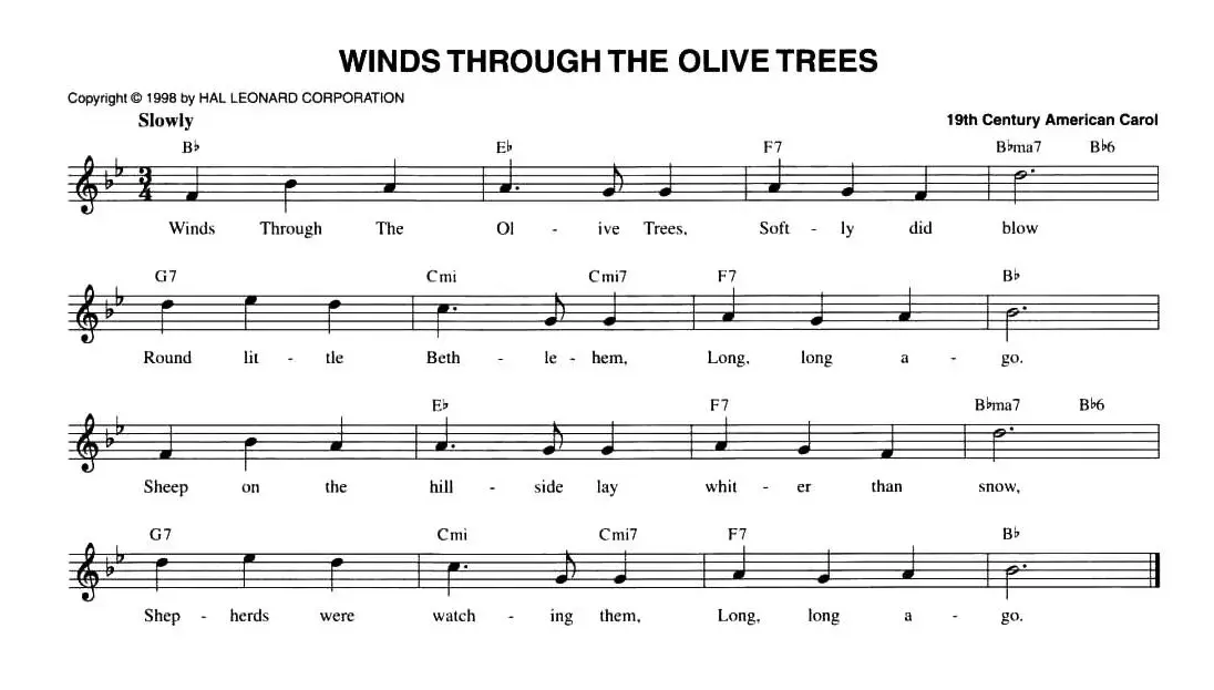 WINDS THROUGH THE OLIVE TREES