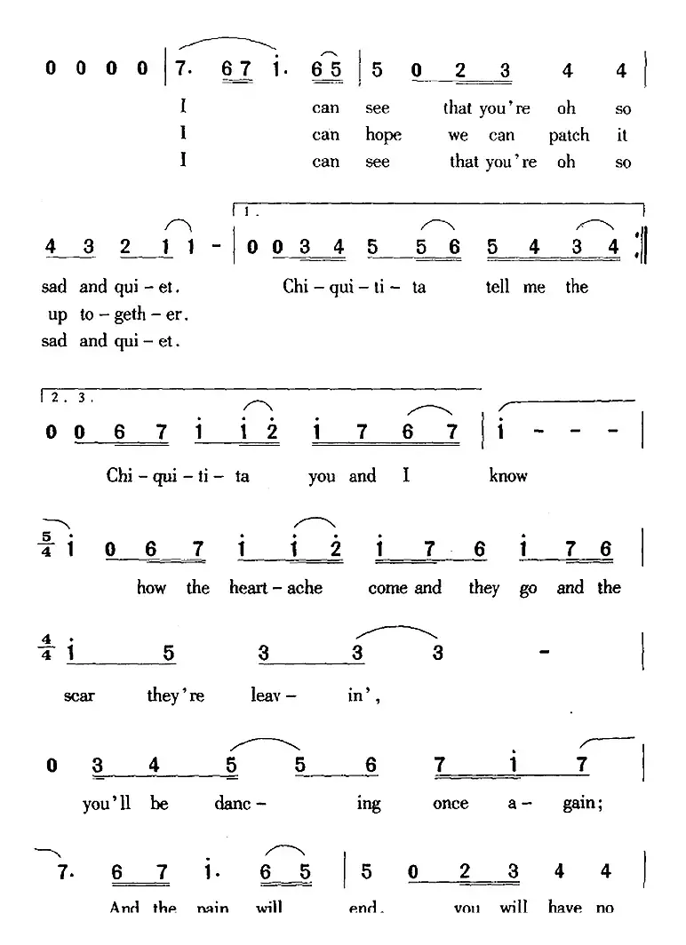 Chiquitita 齐格蒂塔