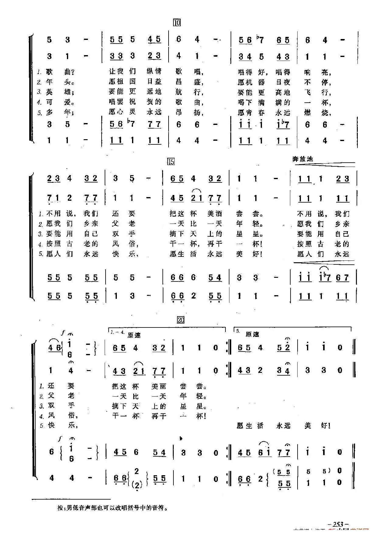 [俄]71节日饮酒歌（合唱）